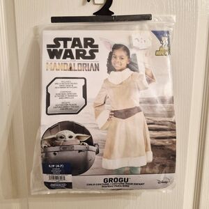 Star Wars The Mandalorian Grogu Baby Yoda Kids Costume - Tan
